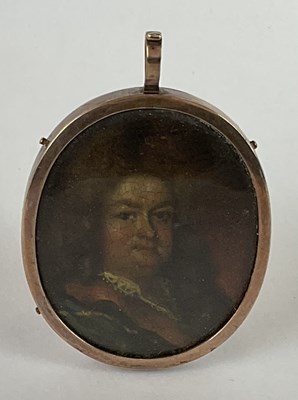 Lot 1504 - LATE 17TH CENTURY ENGLISH SCHOOL; small oval...
