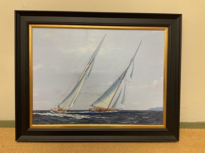 Lot 1522 - JAMES MILLER (born 1962); oil on canvas,...