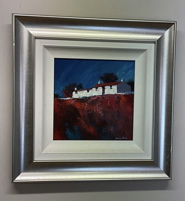 Lot 1525 - NICK POTTER; acrylic on board, 'Fading Light,...