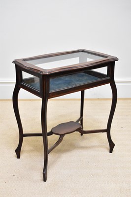 Lot 94 - An Edwardian inlaid mahogany bijouterie...