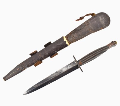 Lot 520 - A WWII third pattern Fairbairn Sykes fighting...