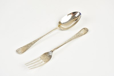 Lot 2378 - AITKEN BROTHERS; a Victorian hallmarked silver...