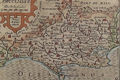 Lot 1469 - Two framed maps of the county of Dorset to...