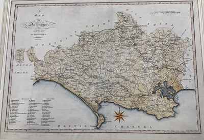 Lot 1474 - J. CARY (1754-1835), 'A Map of Dorsetshire,...