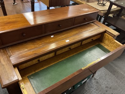 Lot 30 - A 19th century mahogany writing desk, with...