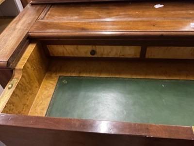 Lot 30 - A 19th century mahogany writing desk, with...