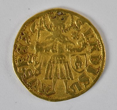 Lot 1594 - A Hungarian one ducat coin, approx 3.4g.