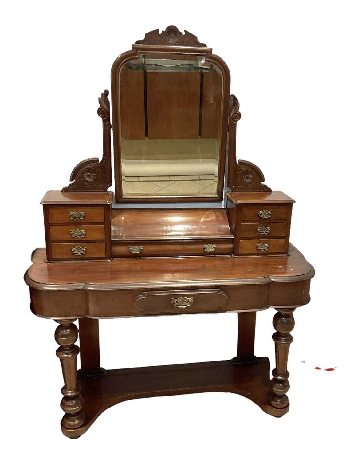 Lot 32 - A 19th century mahogany Aesthetic Movement...