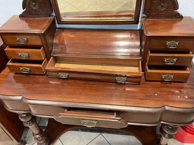 Lot 32 - A 19th century mahogany Aesthetic Movement...