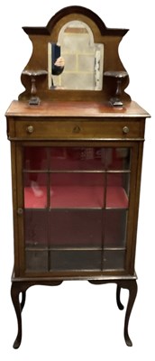 Lot 47 - An early 20th century mahogany display cabinet...