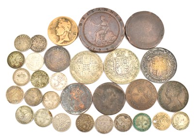 Lot 932 - Various mixed coins to include a 1797...
