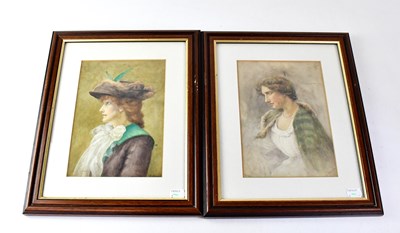 Lot 802 - W. ISAACS; two early 20th century watercolours,...