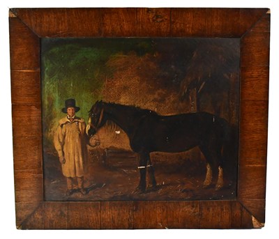 Lot 781 - UNATTRIBUTED; an early 19th century naive oil...