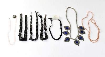 Lot 1036 - A collection of costume jewellery, to include...