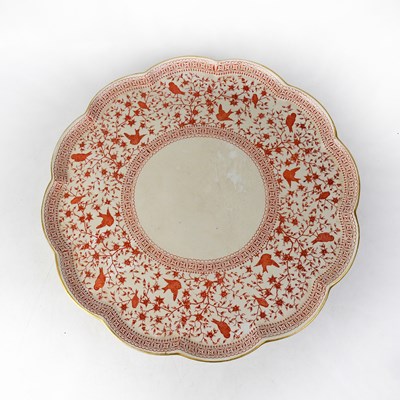 Lot 273 - ROYAL CROWN DERBY; a 'Pembroke' pattern cake...