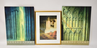 Lot 750 - Three Gerald Stamp prints, comprising one...