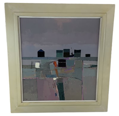 Lot 157 - MARY PYM (born 1935); oil on board, 'Dungeness...