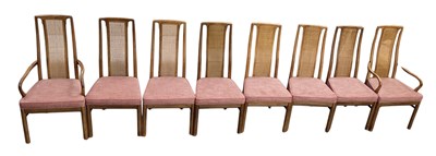 Lot 49 - DREXEL HERITAGE FURNISHINGS; a set of eight...