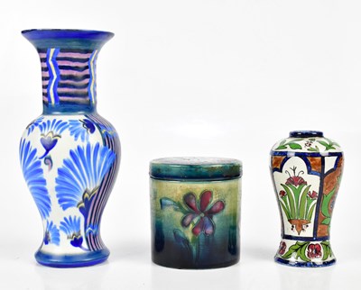 Lot 2280 - PILKINGTONS ROYAL LANCASTRIAN; a faience vase...
