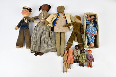 Lot 37 - NORAH WELLINGS, a sailor doll, height 27cm,...
