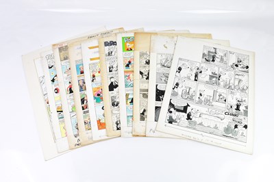 Lot 173 - BILL MEVIN; ten original storyboard cartoons...