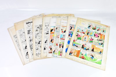 Lot 177 - BILL MEVIN; ten original storyboard cartoons...