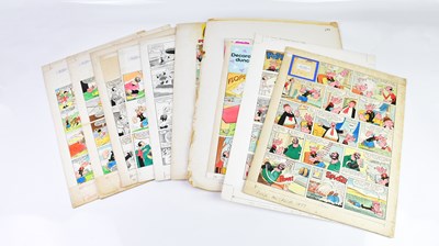 Lot 180 - BILL MEVIN; ten original storyboard cartoons...