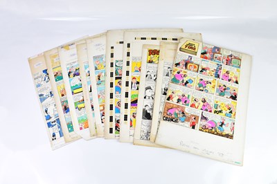 Lot 182 - BILL MEVIN; ten original storyboard cartoons...