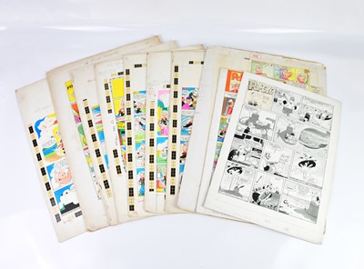 Lot 183 - BILL MEVIN; ten original storyboard cartoons...