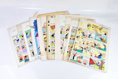 Lot 184 - BILL MEVIN; ten original storyboard cartoons...