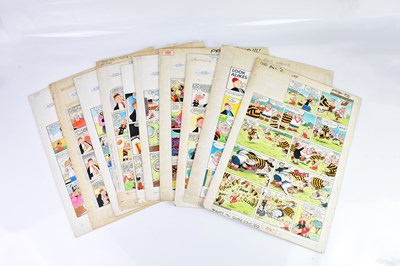 Lot 185 - BILL MEVIN; ten original storyboard cartoons...