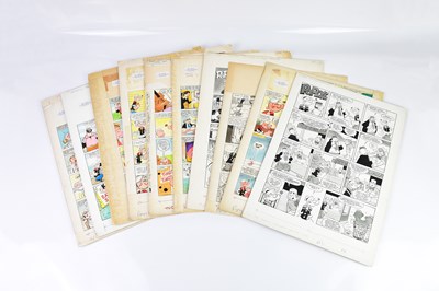 Lot 191 - BILL MEVIN; ten original storyboard cartoons...
