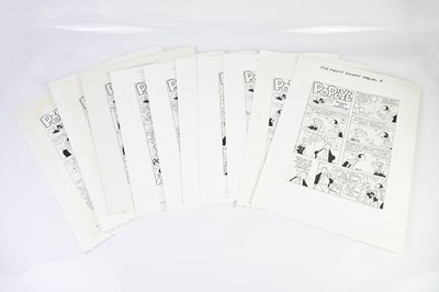 Lot 196 - BILL MEVIN; ten original black and white...