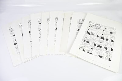 Lot 197 - BILL MEVIN; ten original black and white...