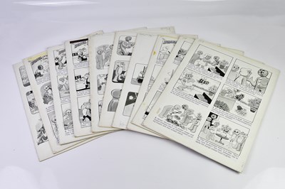 Lot 215 - BILL MEVIN; ten original black and white...