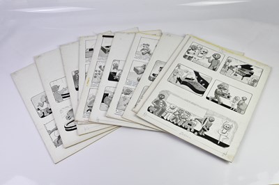 Lot 220 - BILL MEVIN; ten original black and white...