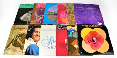 Lot 166 - ROCK, POP AND CLASSICAL; a quantity of vinyl...