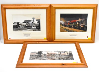 Lot 811 - BERT STENNING (British, Northern); three mixed...