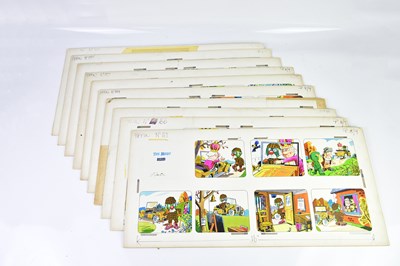 Lot 250 - BILL MEVIN; a group of ten original storyboard...