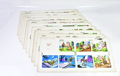 Lot 252 - BILL MEVIN; a group of ten original storyboard...