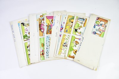 Lot 255 - BILL MEVIN; a group of ten original storyboard...