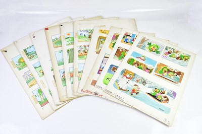 Lot 265 - BILL MEVIN; a group of ten original storyboard...