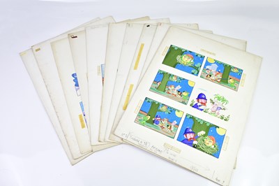 Lot 270 - BILL MEVIN; a group of ten original storyboard...