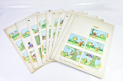 Lot 274 - BILL MEVIN; a group of ten original storyboard...