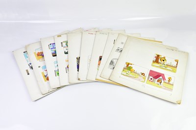Lot 146 - BILL MEVIN; a group of ten original storyboard...