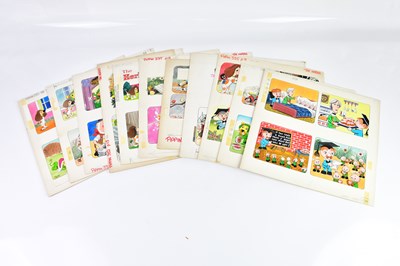 Lot 151 - BILL MEVIN; a group of ten original storyboard...