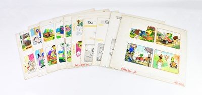 Lot 152 - BILL MEVIN; a group of ten original storyboard...