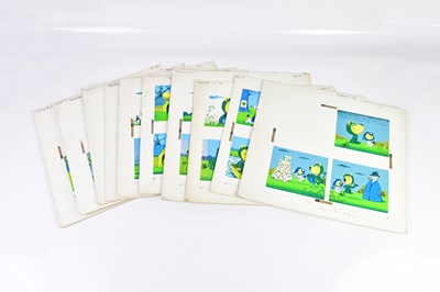 Lot 157 - BILL MEVIN; a group of ten original storyboard...