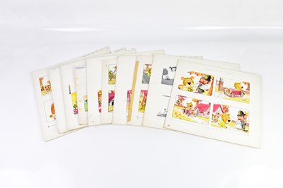 Lot 160 - BILL MEVIN; a group of ten original storyboard...