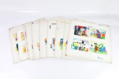 Lot 161 - BILL MEVIN; a group of ten original storyboard...